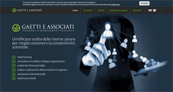 Desktop Screenshot of gaettiassociati.it